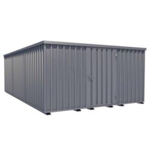 XXL-Reifenlagerbehälter H 2445 x B 4100 x T 6300 mm Einflügelige Tür an der Vorderseite