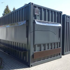 Café und Restaurant in einem 20-Fuß-Seecontainer