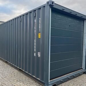 20-Fuß-Transportcontainer mit Garagen-Sektionaltoren-Neu