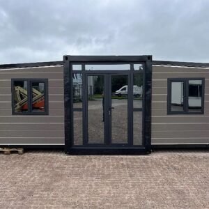 40-Fuß Wohncontainer XXL – Zusammenklappbares Luxus-Chalet für jeden Einsatz